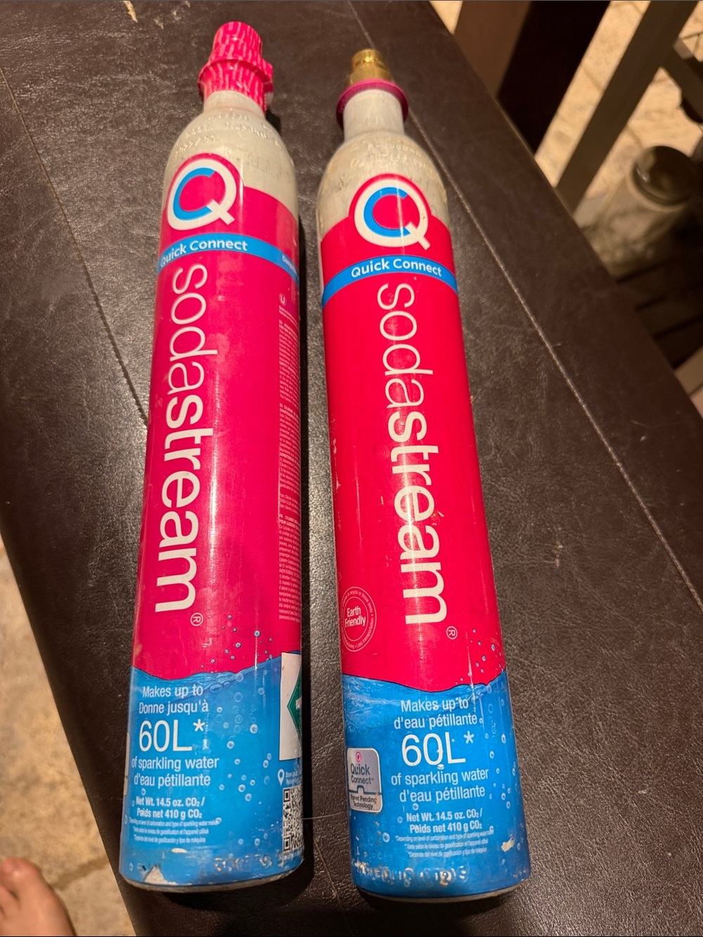 SodaStream CO2 Cylinder Pair - Quick Connect